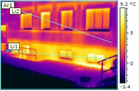 Exemple de mesure de la façade